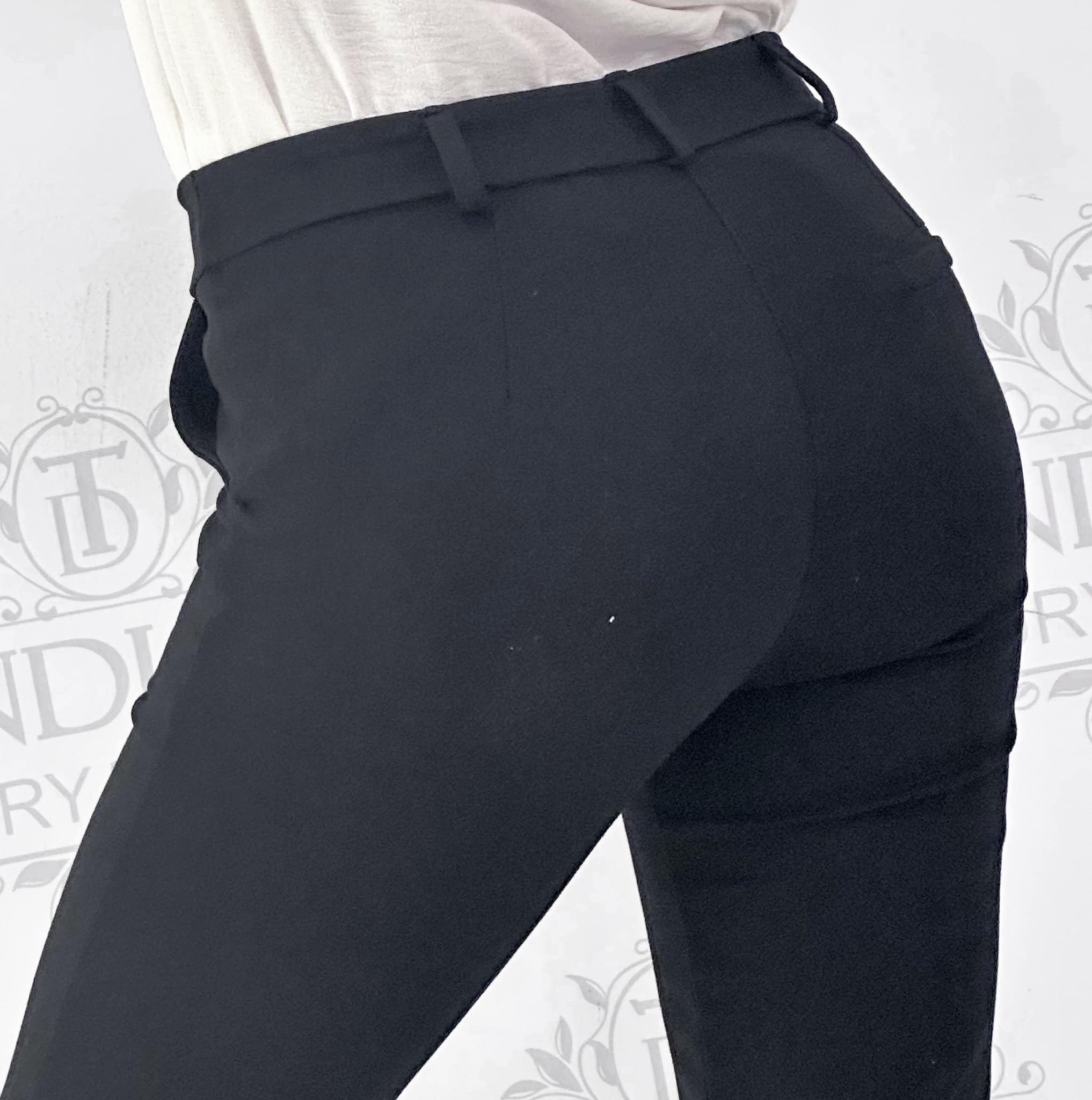 Hip fit, jewel embellished, sporty chic trousers - Image 11