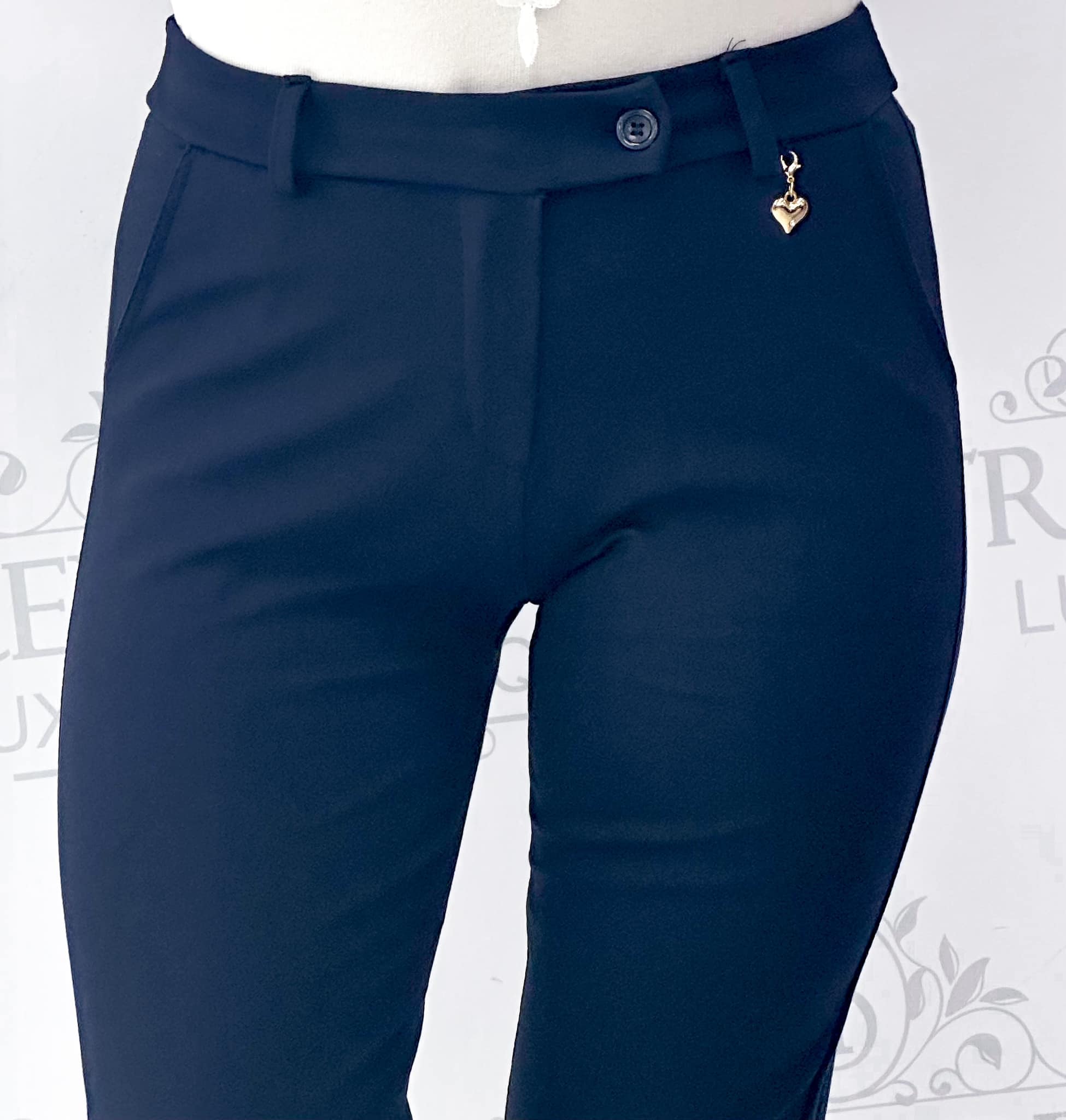 Hip fit, jewel embellished, sporty chic trousers - Image 6