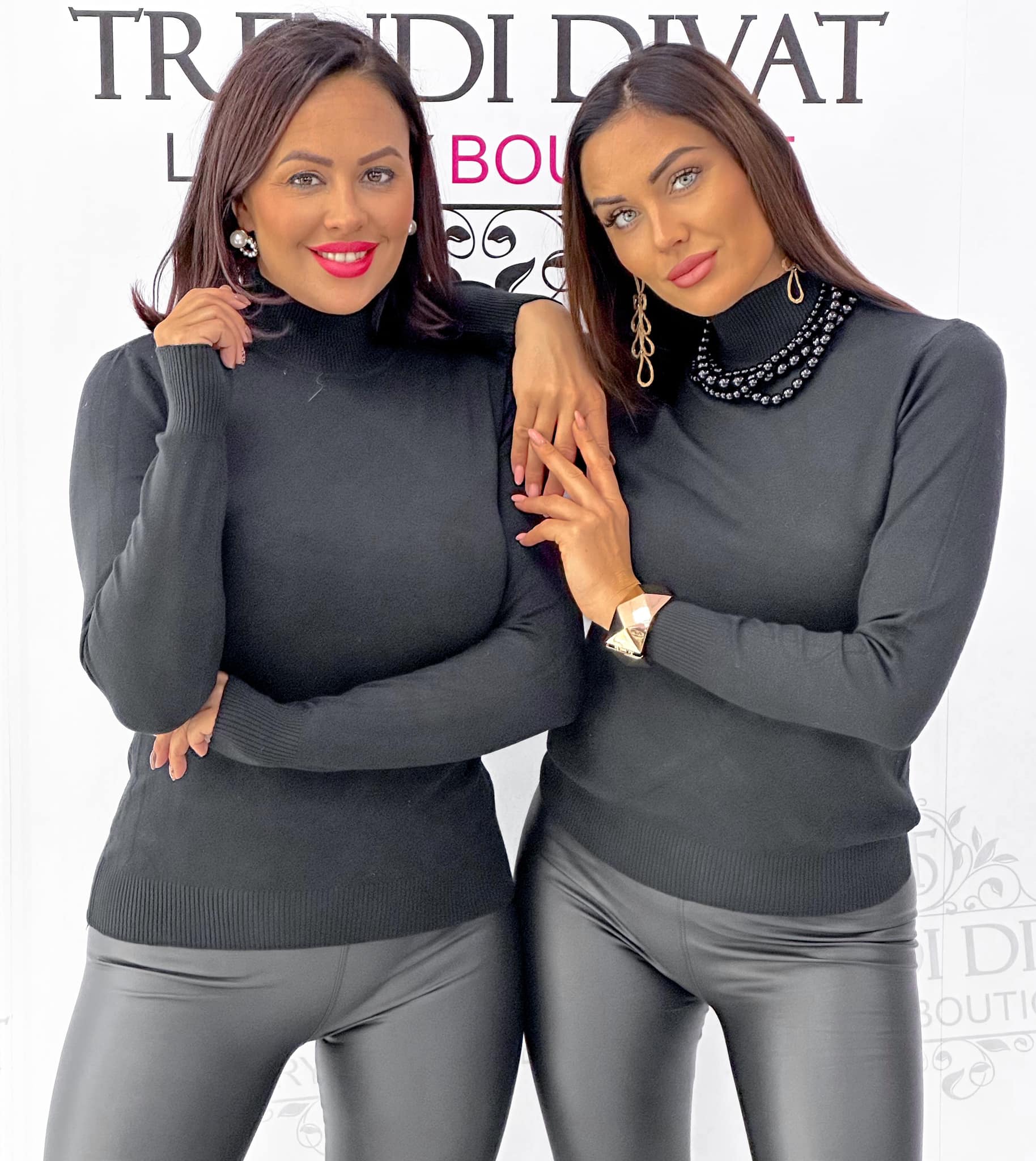 Soft knitted fabric half turtleneck - Image 16