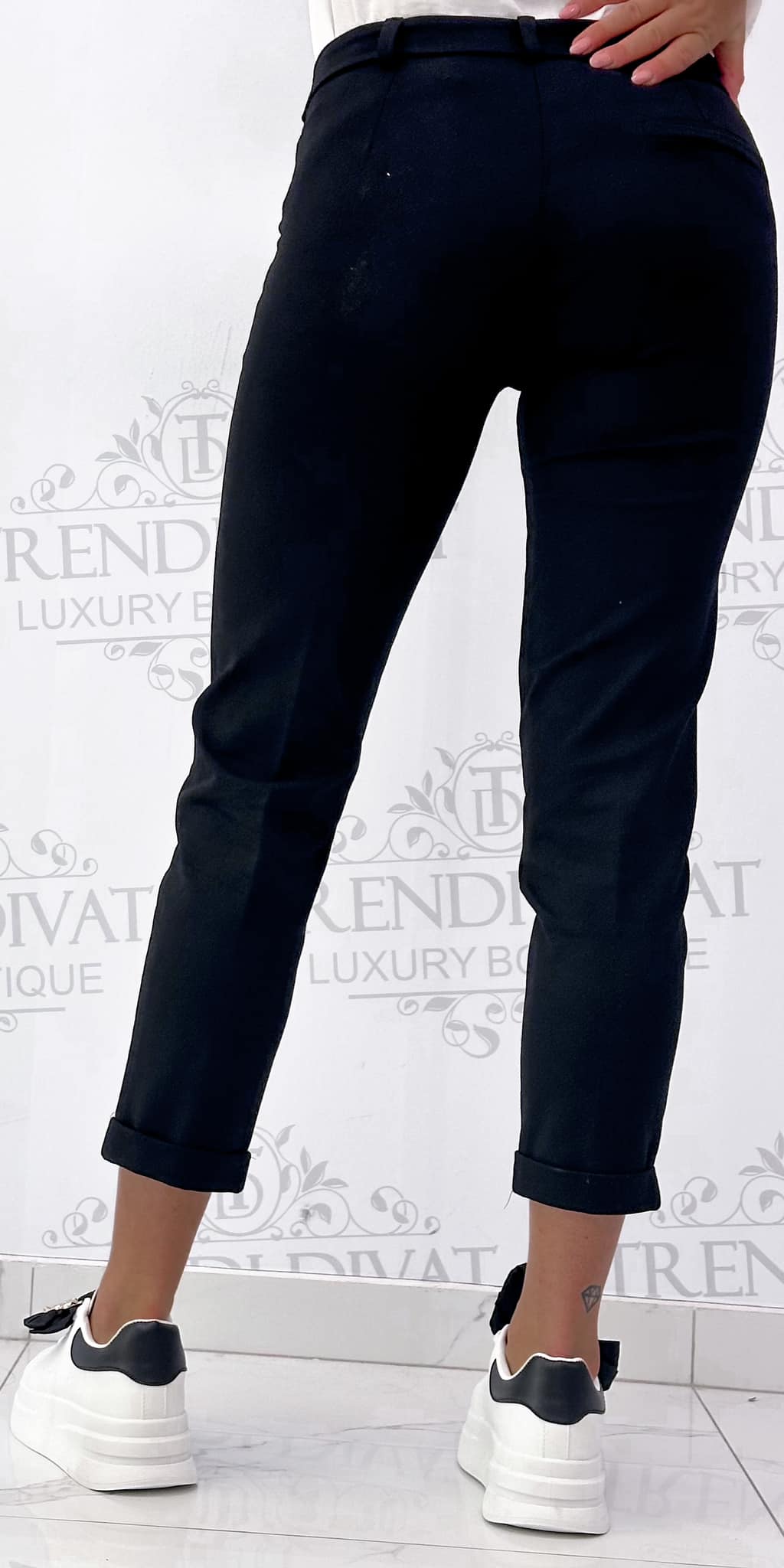 Hip fit, jewel embellished, sporty chic trousers - Image 13