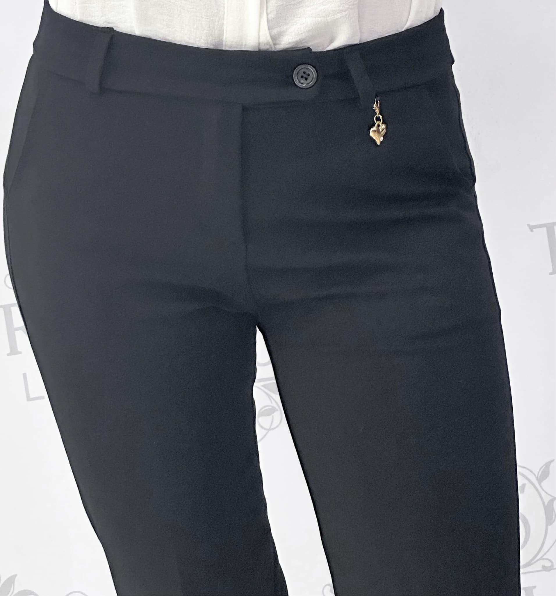 Hip fit, jewel embellished, sporty chic trousers - Image 10