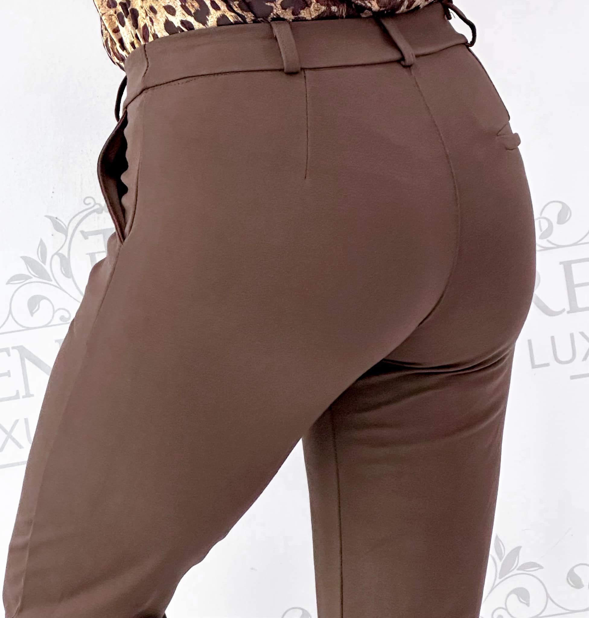 Hip fit, jewel embellished, sporty chic trousers - Image 5