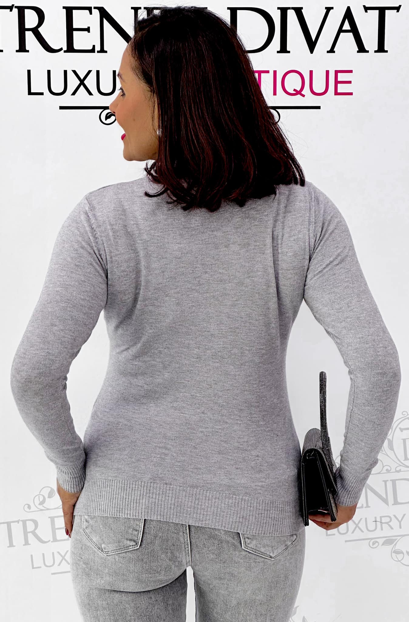 Soft knitted fabric half turtleneck - Image 20