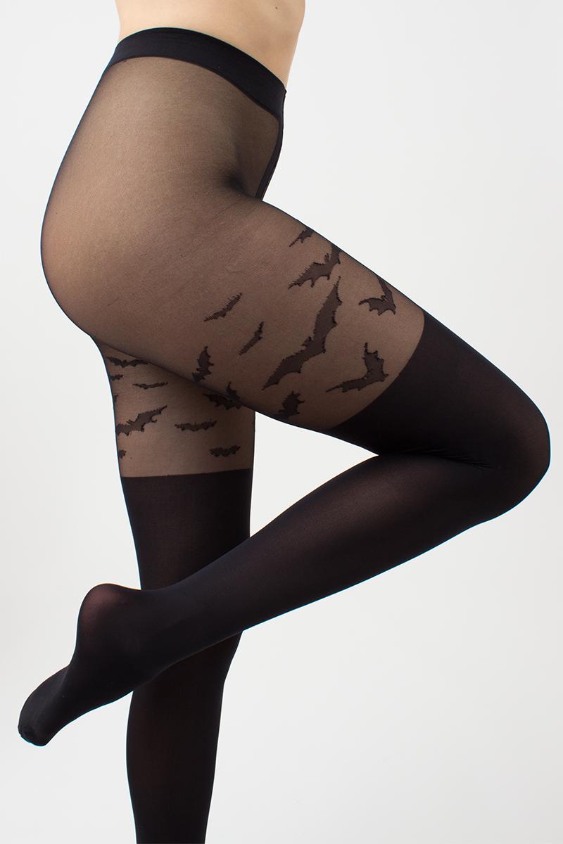 Pari 60 Bat pattern Halloween tights - Image 3