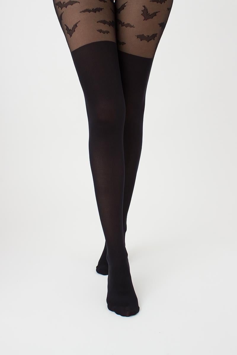 Pari 60 Bat pattern Halloween tights - Image 5
