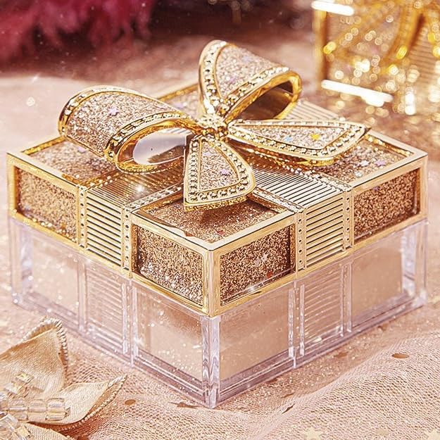 Gyémántszerű fényes, masni alakú laza púder - Image 4