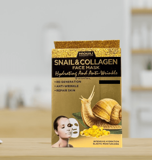Face mask with snail extract
