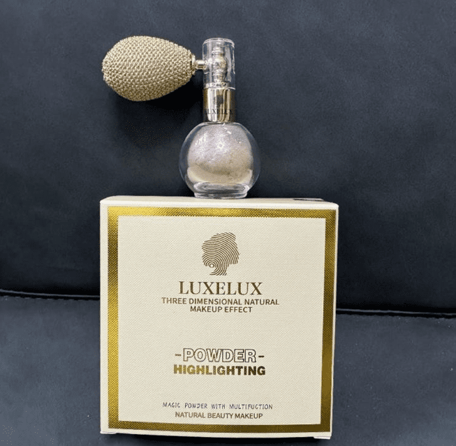 Luxelux Three Dimensional Natural Makeup Effect Powder Highlighting-01- Rose Pink