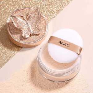 AGAG, butterfly face powder 02-Natural skin tone