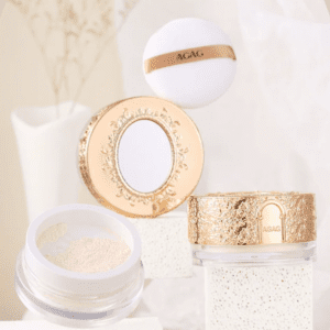 AGAG, mirror embellished face powder 02-Natural skin tone