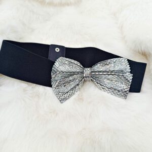 Masnis, kövekkel díszített gumis öv