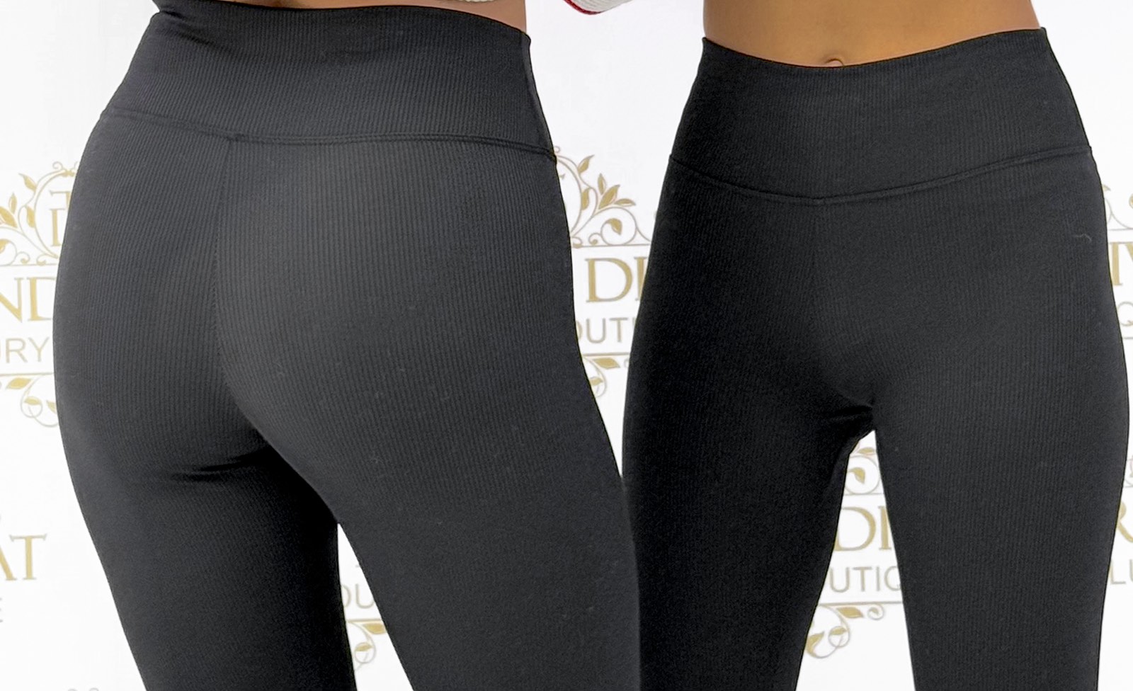 Ribbed leggings "H4129" - Image 5