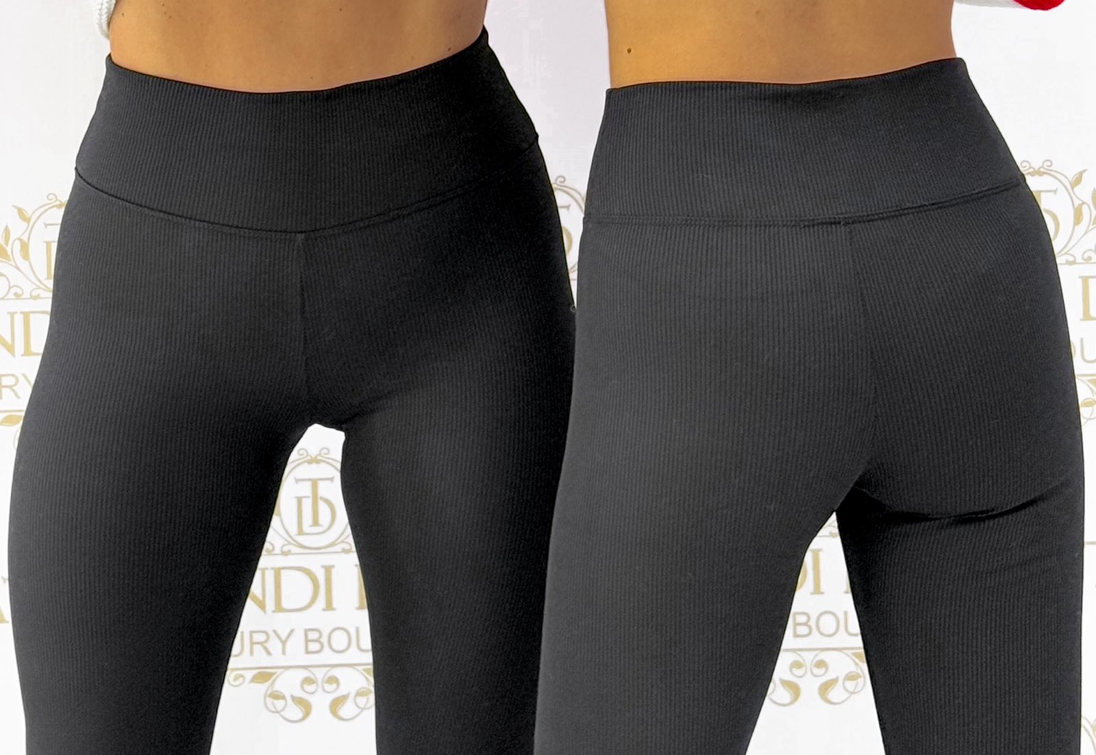 Ribbed leggings "H4129" - Image 2