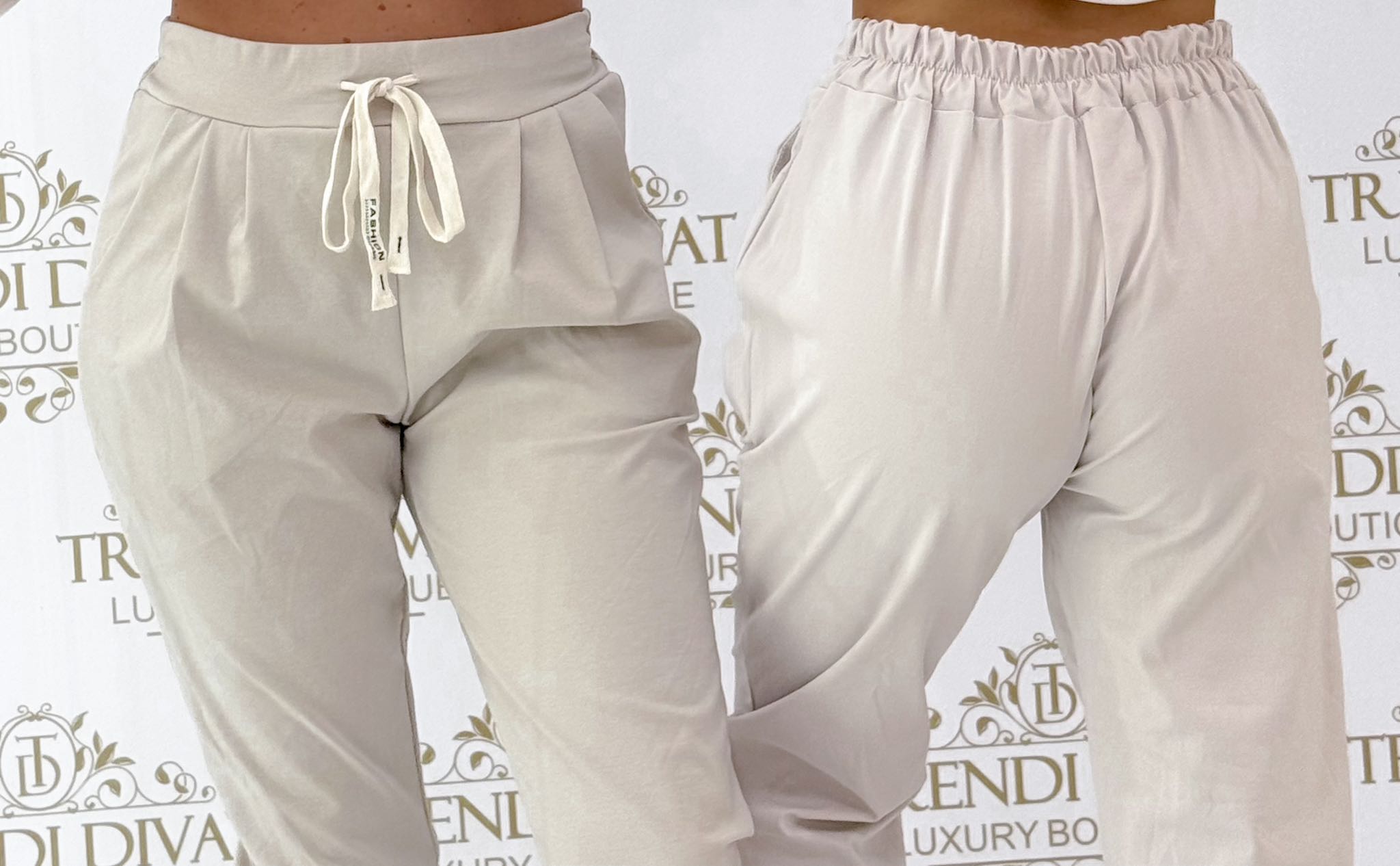 Elasticated waist cotton breeches - Image 31