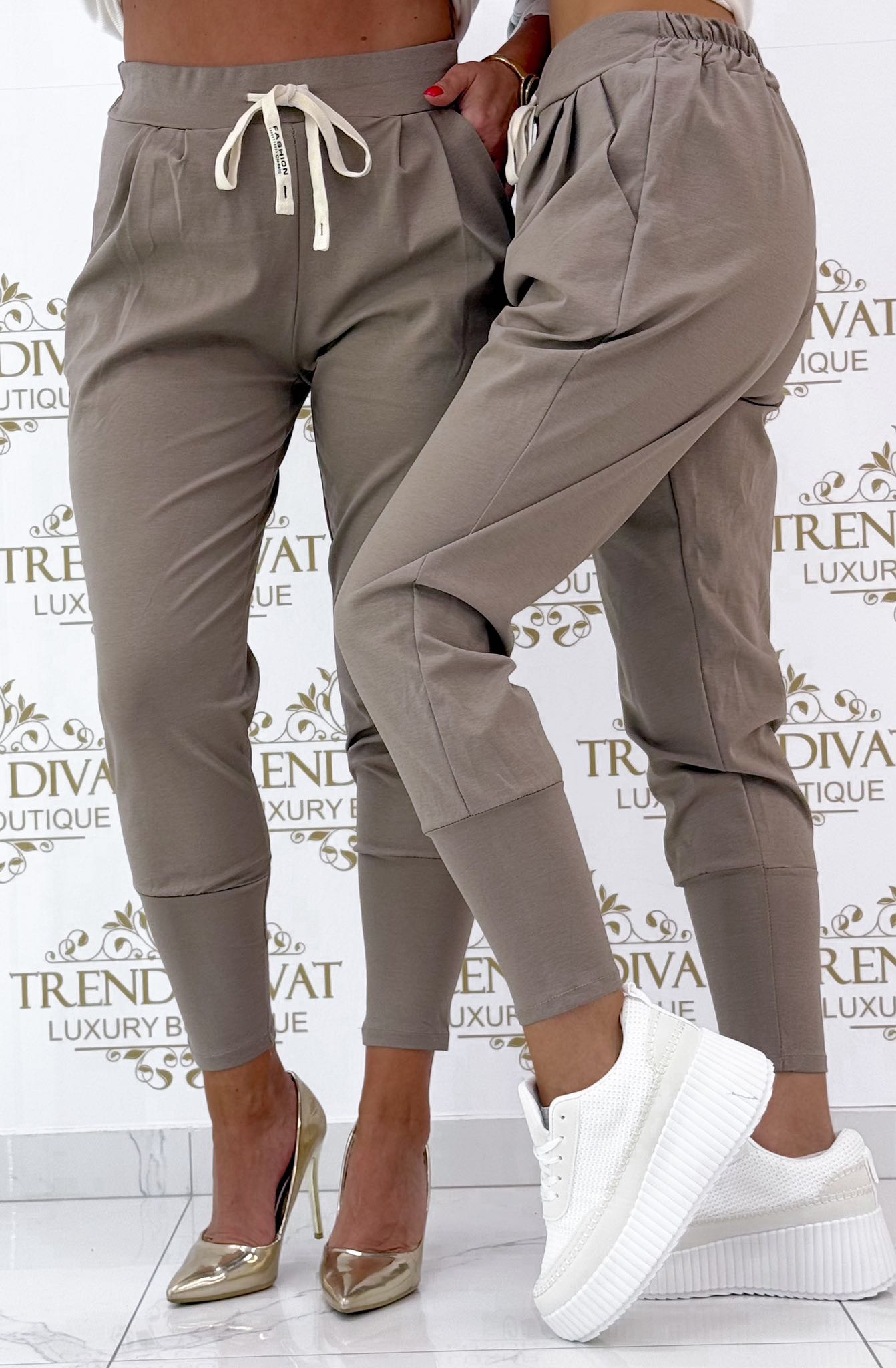 Elasticated waist cotton breeches - Image 36