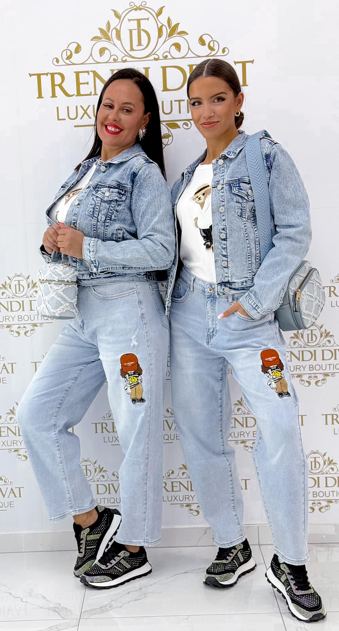 Batiked denim jacket "A2256-5H" - Image 3