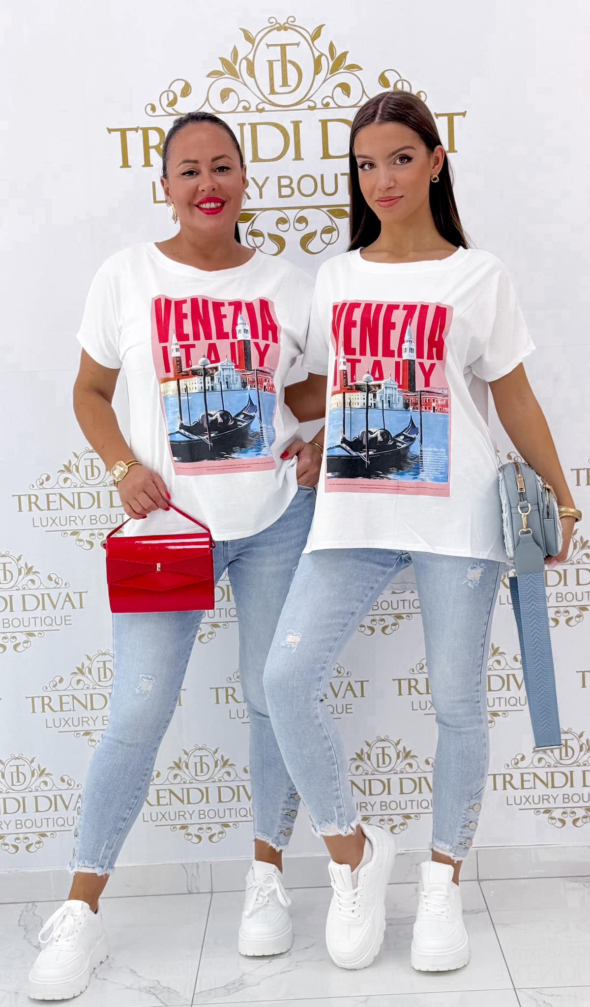 Laza, elől rövidebb fazonú "VENEZIA" póló - Image 3