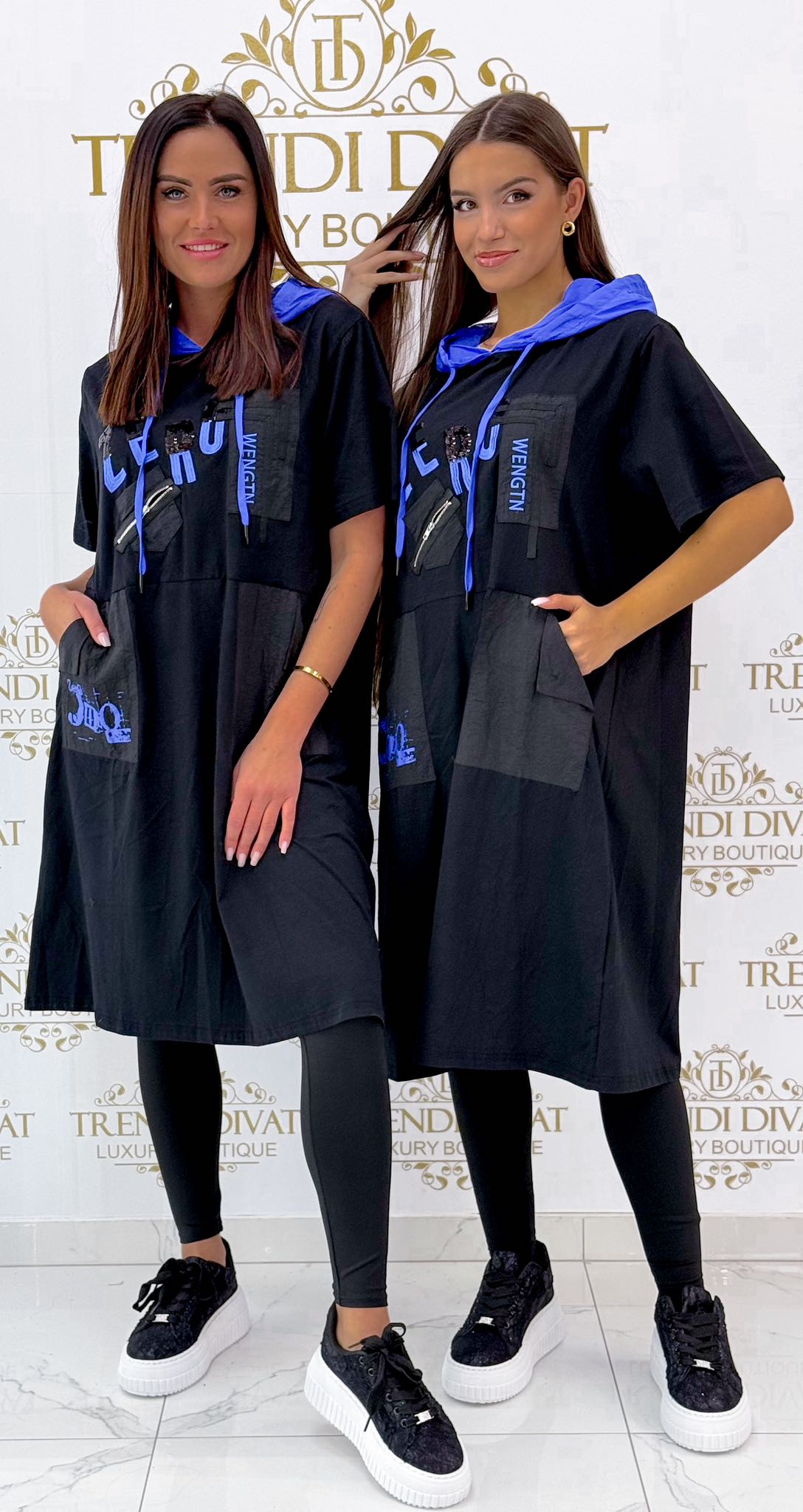 "ZERO" long tunic in susogo fabric with inserts - Image 2