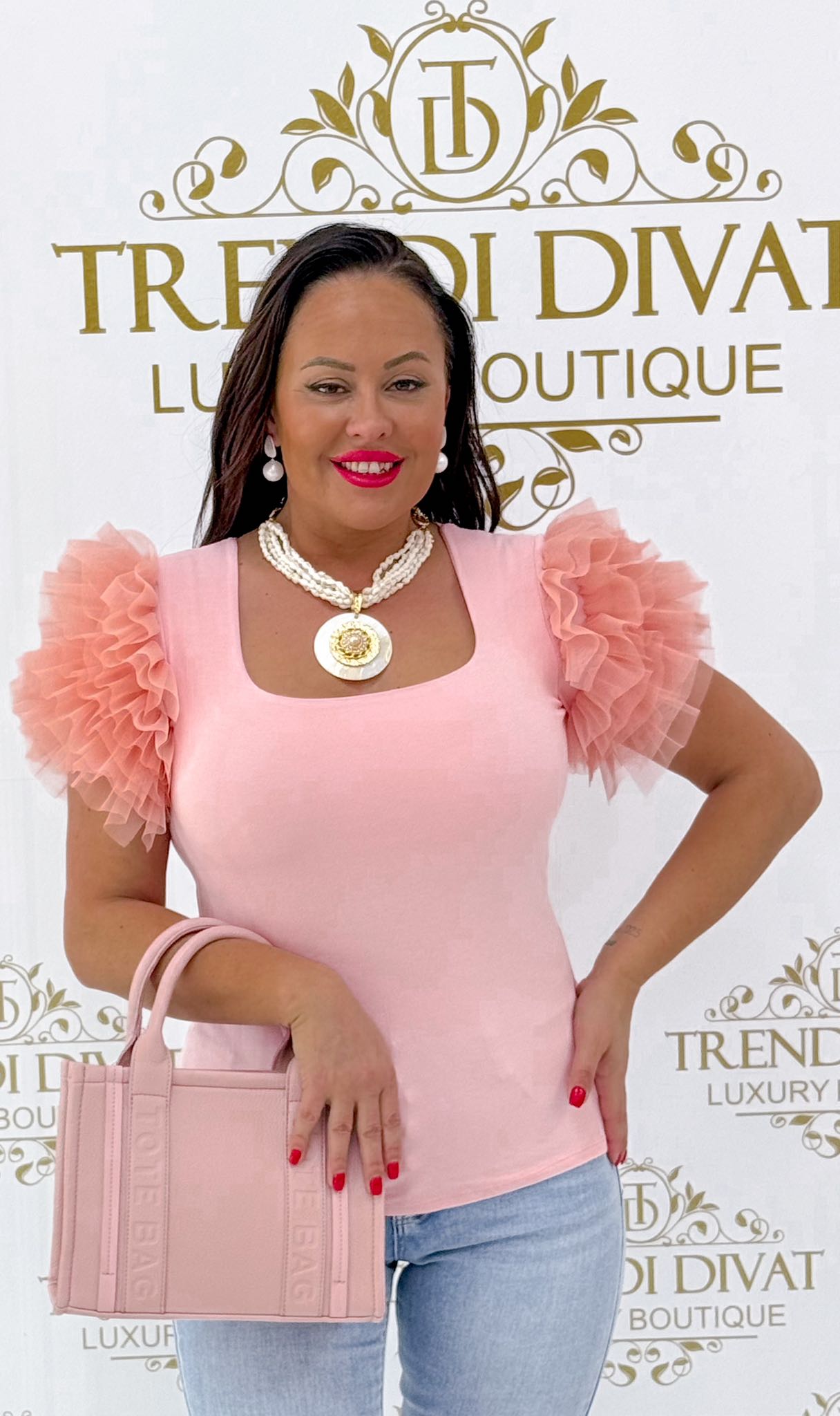 Ruffled tulle sleeved small top - Image 15