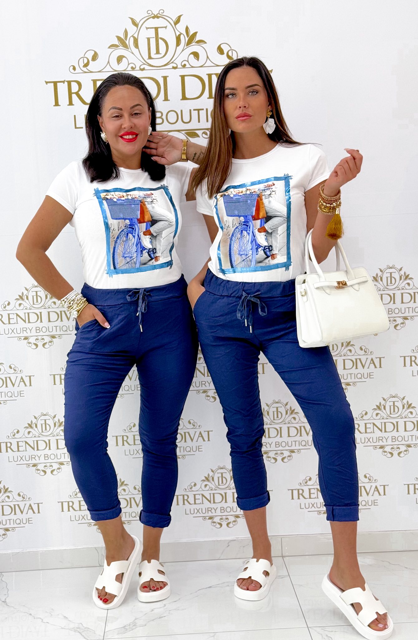 Elasticated waist trousers with elasticated waistband and elasticated canvas fabric - Image 66