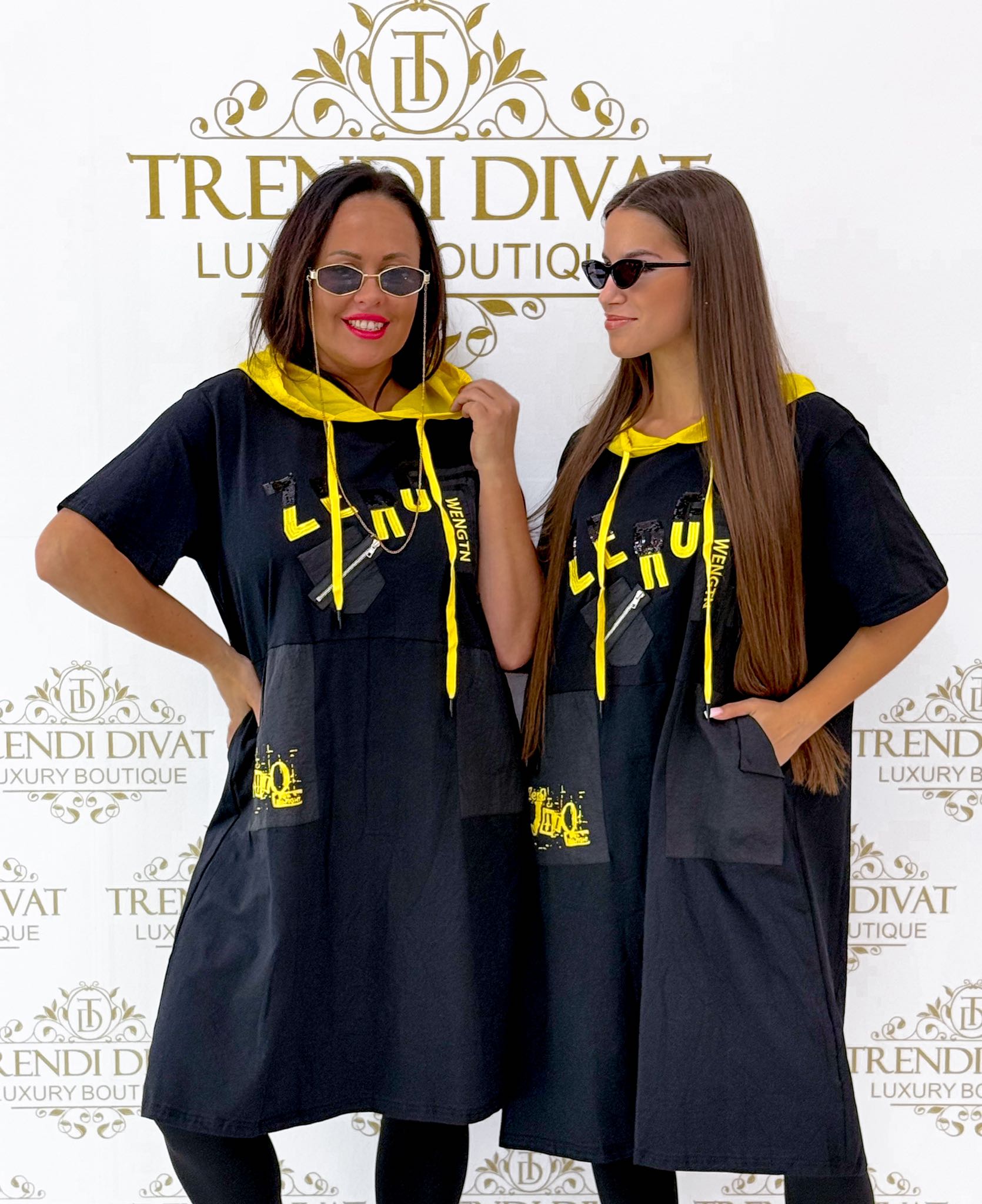 "ZERO" long tunic in susogo fabric with inserts - Image 8