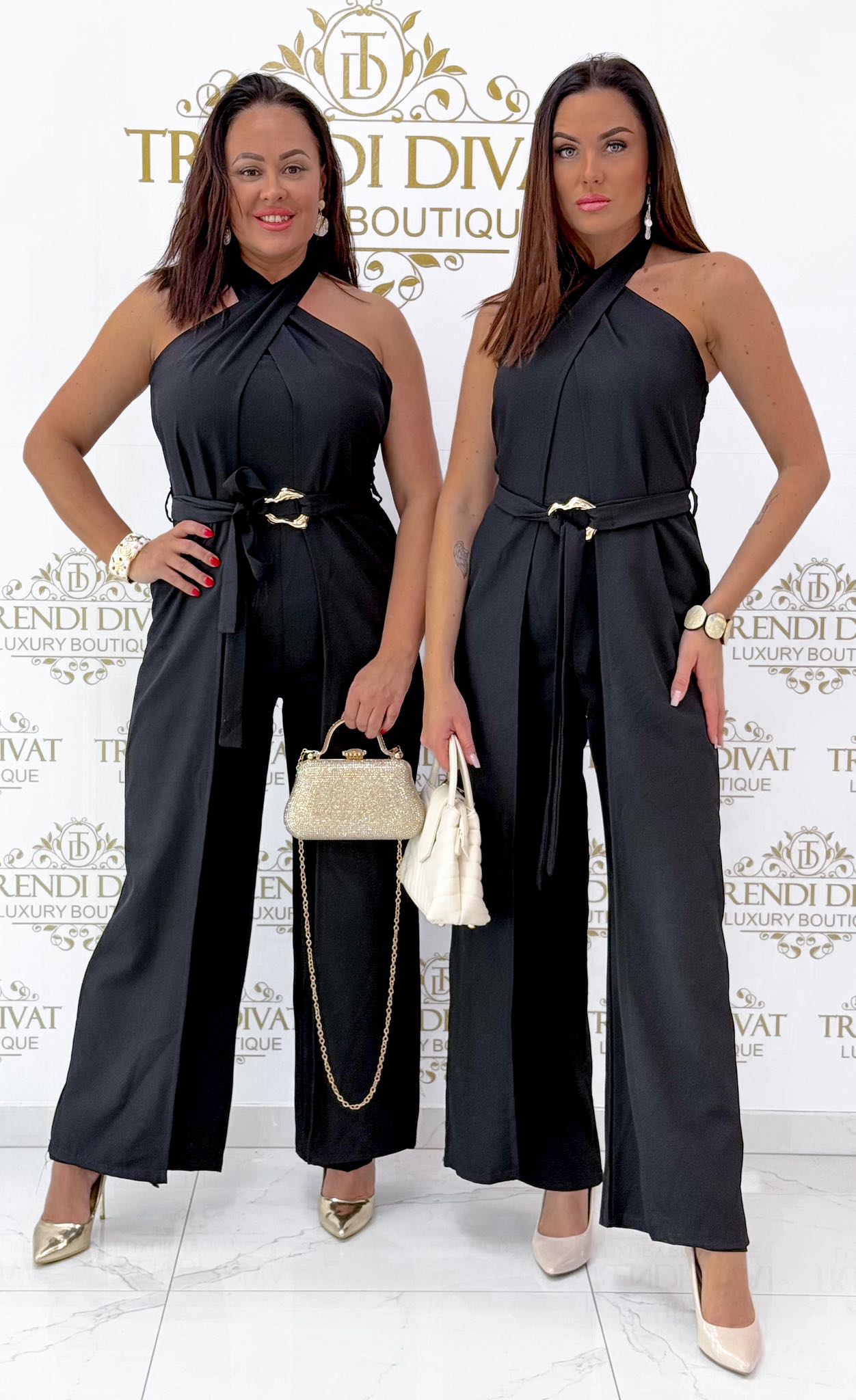 Custom-fit jumpsuit with belt - Image 2
