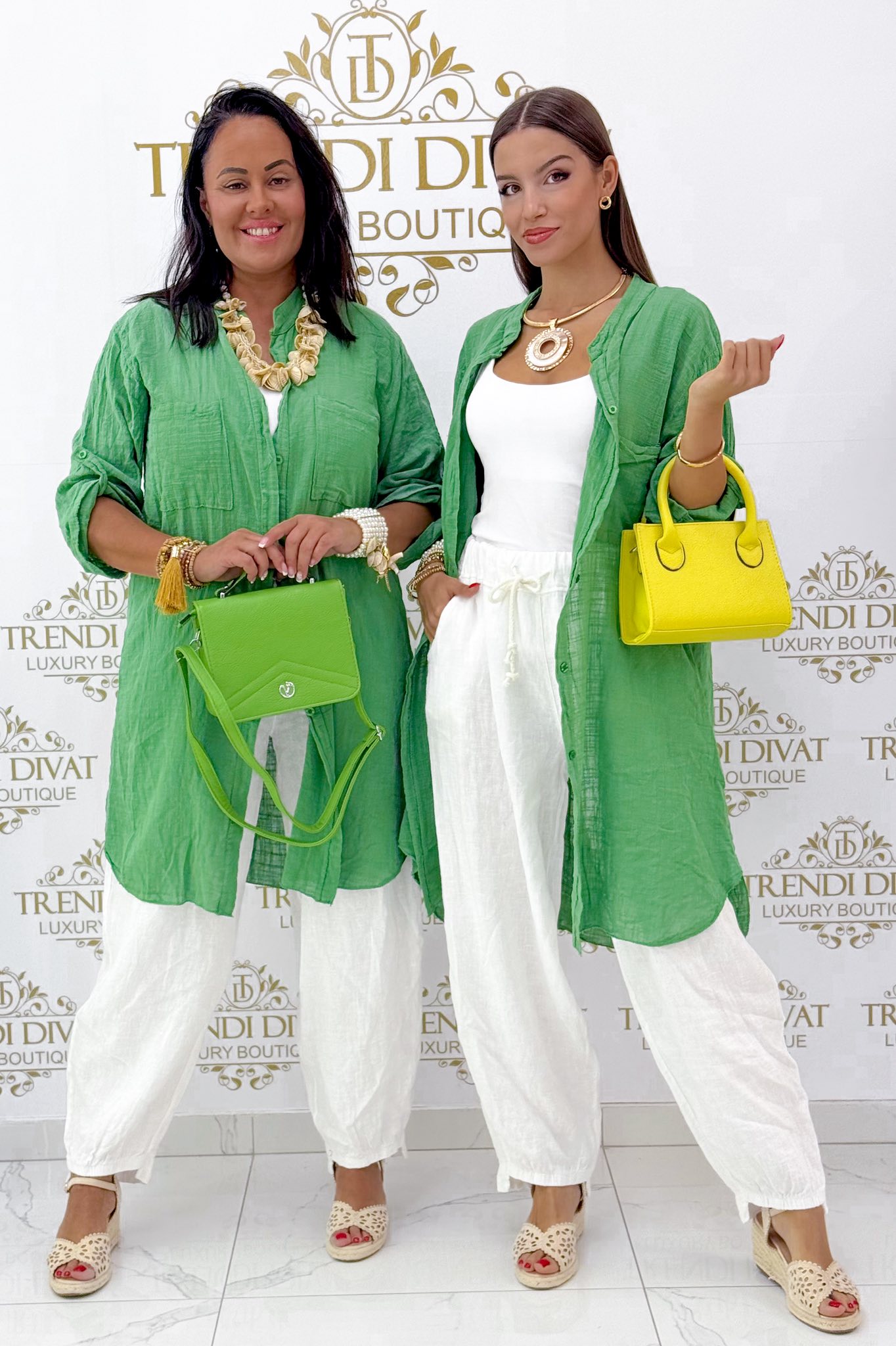 Álló galléros, lenge géz anyagú ing tunika - Image 38