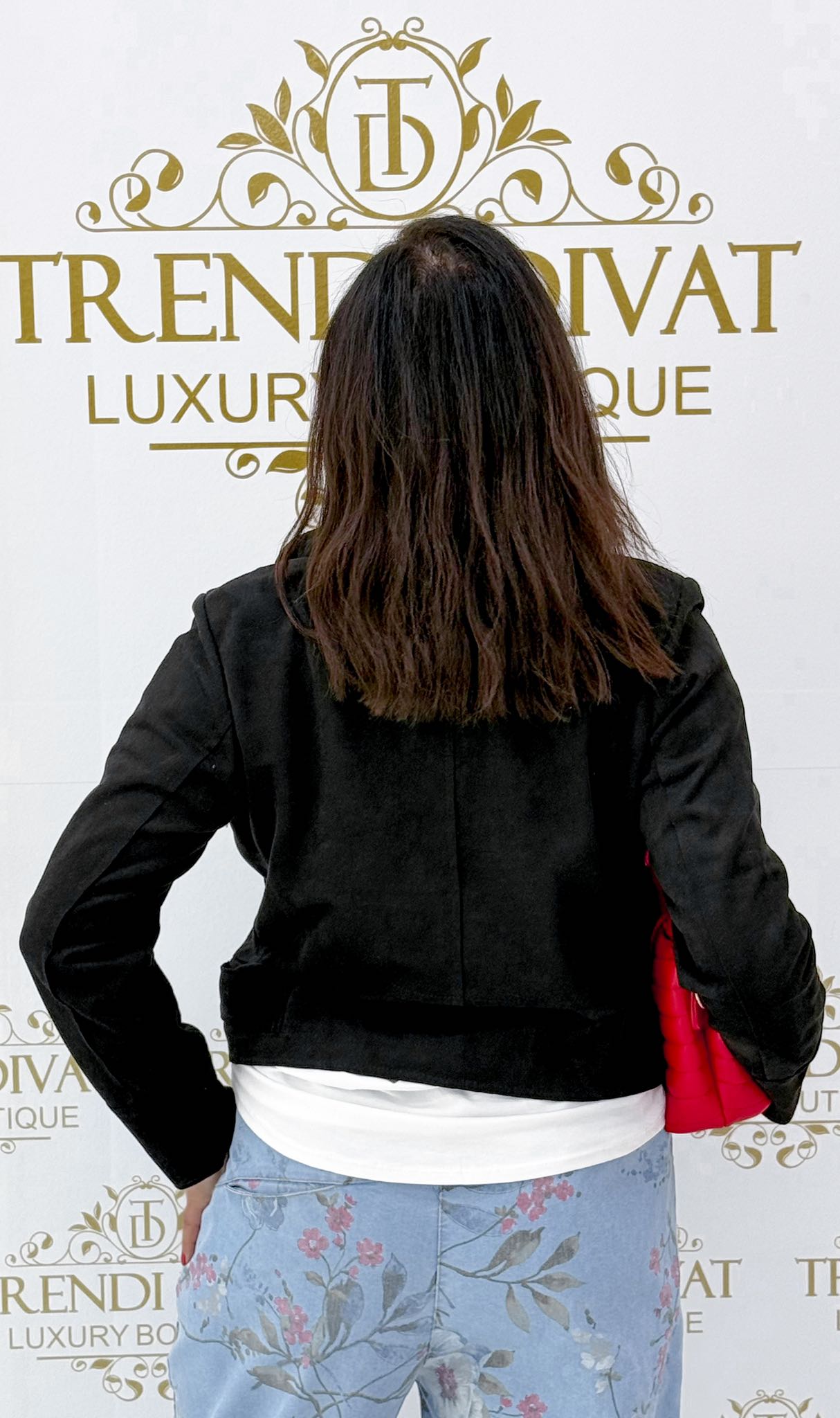 Small jacket in suede fabric with collar and zip - Image 19