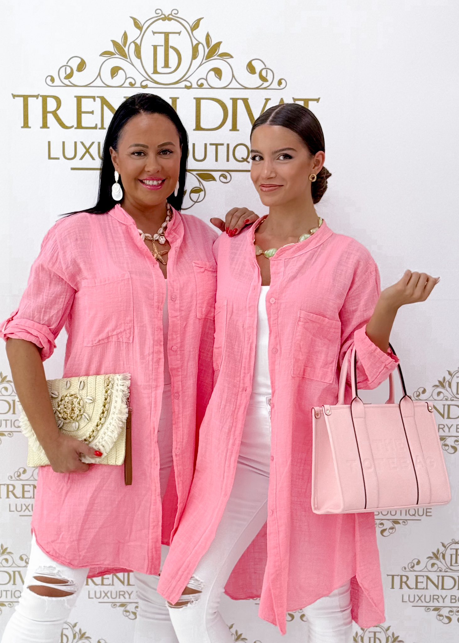 Álló galléros, lenge géz anyagú ing tunika - Image 2