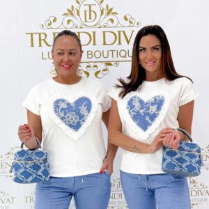 Farmer szív mintázatú póló