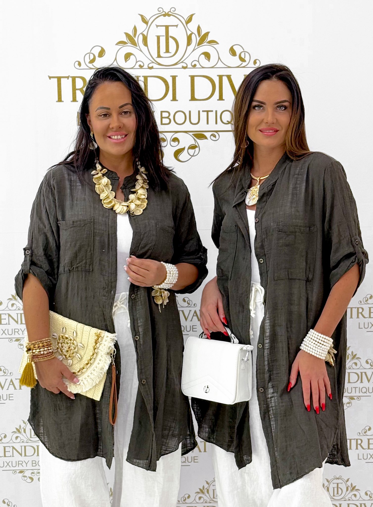 Álló galléros, lenge géz anyagú ing tunika - Image 44