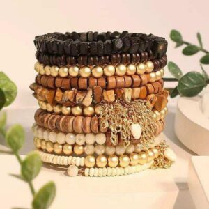 Egyedi többsoros karkötő