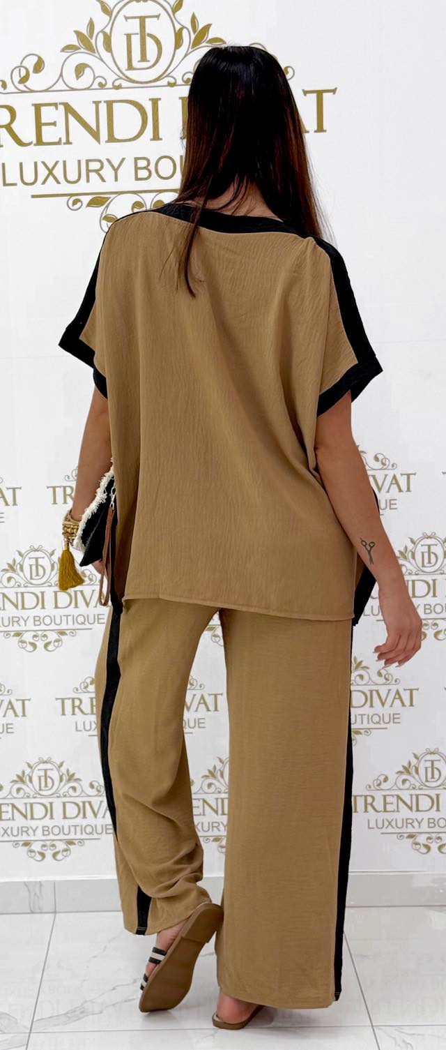 Lenge szellős muszlin anyagú palazzo szett - Image 17